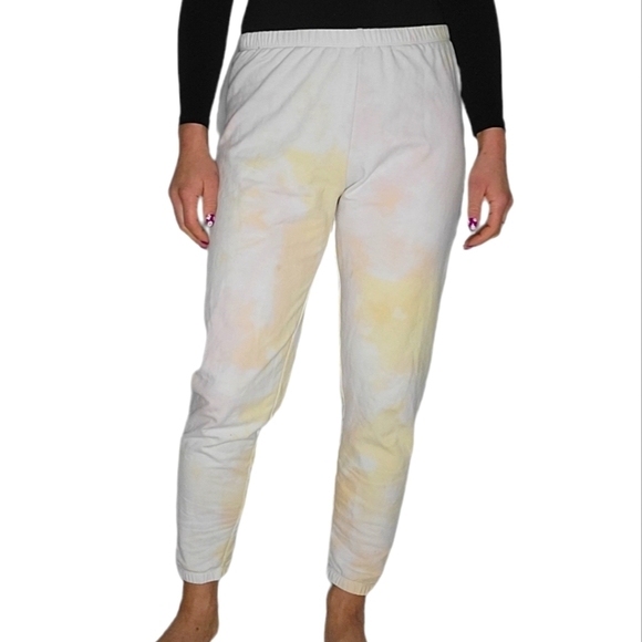 Wildfox sweatpants tie-dye Size Medium White - Picture 4 of 5